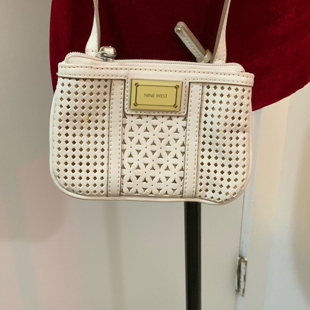 White Crossbody Bag Nine West vintage